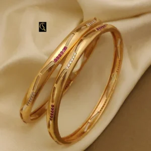 Elegant dual tone kadli bangles for daily wear