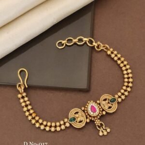 Floral Enamel Ruby Bracelet